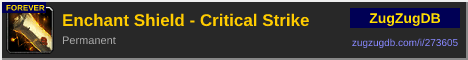 Enchant Shield - Critical Strike: forum signature banner