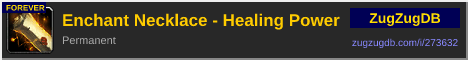 Enchant Necklace - Healing Power: forum signature banner