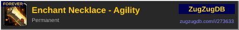Enchant Necklace - Agility: forum signature banner