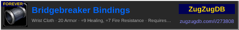 Bridgebreaker Bindings: forum signature banner