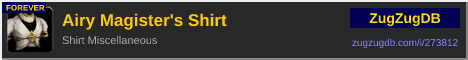 Airy Magister's Shirt: forum signature banner