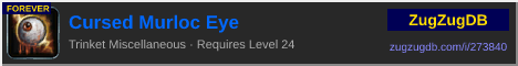 Cursed Murloc Eye: forum signature banner