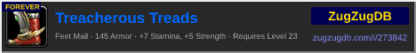 Treacherous Treads: forum signature banner