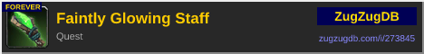 Faintly Glowing Staff: forum signature banner