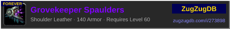 Grovekeeper Spaulders: forum signature banner