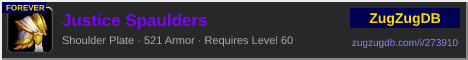 Justice Spaulders: forum signature banner