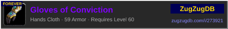 Gloves of Conviction: forum signature banner