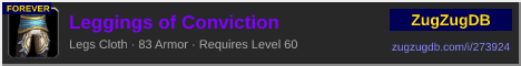 Leggings of Conviction: forum signature banner