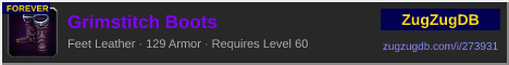Grimstitch Boots: forum signature banner