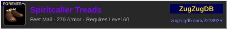 Spiritcaller Treads: forum signature banner