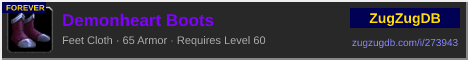 Demonheart Boots: forum signature banner