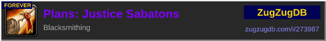 Plans: Justice Sabatons: forum signature banner
