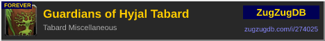 Guardians of Hyjal Tabard: forum signature banner