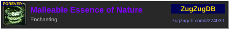 Malleable Essence of Nature: forum signature banner