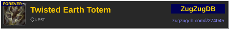 Twisted Earth Totem: forum signature banner