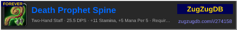 Death Prophet Spine: forum signature banner