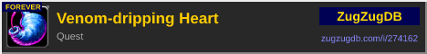 Venom-dripping Heart: forum signature banner