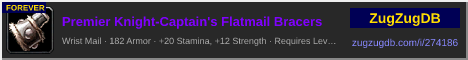 Premier Knight-Captain's Flatmail Bracers: forum signature banner