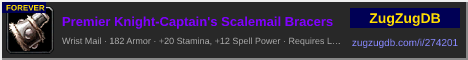 Premier Knight-Captain's Scalemail Bracers: forum signature banner