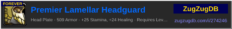 Premier Lamellar Headguard: forum signature banner