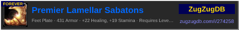 Premier Lamellar Sabatons: forum signature banner