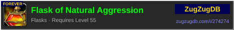 Flask of Natural Aggression: forum signature banner