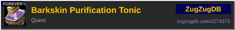 Barkskin Purification Tonic: forum signature banner
