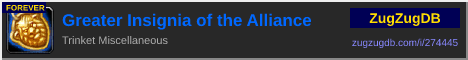 Greater Insignia of the Alliance: forum signature banner