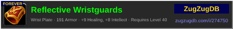 Reflective Wristguards: forum signature banner