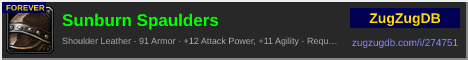 Sunburn Spaulders: forum signature banner