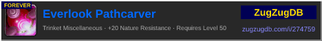 Everlook Pathcarver: forum signature banner