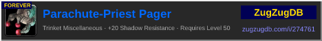 Parachute-Priest Pager: forum signature banner