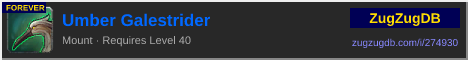 Umber Galestrider: forum signature banner