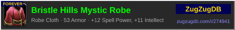 Bristle Hills Mystic Robe: forum signature banner