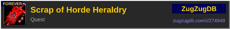 Scrap of Horde Heraldry: forum signature banner