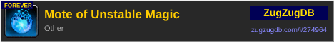 Mote of Unstable Magic: forum signature banner
