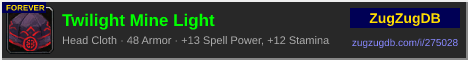 Twilight Mine Light: forum signature banner