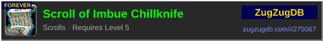 Scroll of Imbue Chillknife: forum signature banner