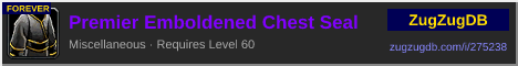 Premier Emboldened Chest Seal: forum signature banner