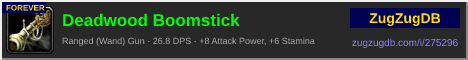 Deadwood Boomstick: forum signature banner