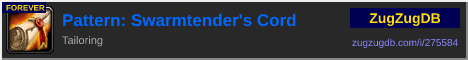 Pattern: Swarmtender's Cord: forum signature banner