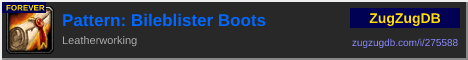 Pattern: Bileblister Boots: forum signature banner