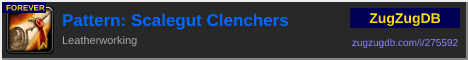 Pattern: Scalegut Clenchers: forum signature banner