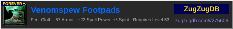Venomspew Footpads: forum signature banner