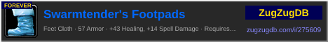 Swarmtender's Footpads: forum signature banner