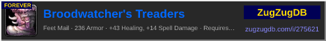 Broodwatcher's Treaders: forum signature banner