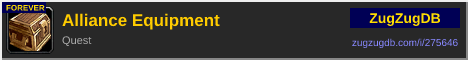 Alliance Equipment: forum signature banner