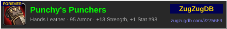 Punchy's Punchers: forum signature banner