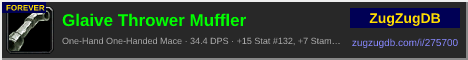 Glaive Thrower Muffler: forum signature banner