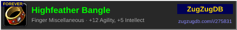 Highfeather Bangle: forum signature banner